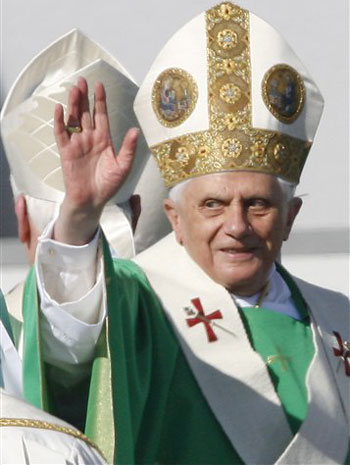 pope benedict xvi pictures. Pope Benedict XVI has